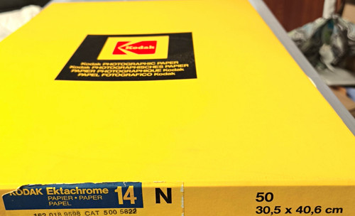 Kodak ektachrome fotopapier - 14,