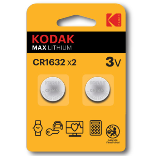 Kodak knopfzelle cr1632 2 - kodak,