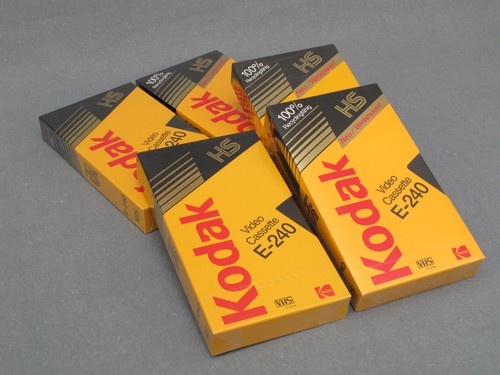 Kodak 240 vhs - kodak, video