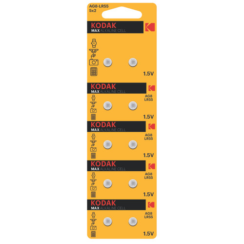 Kodak ag8 knopfzelle lr1121 - ag8,
