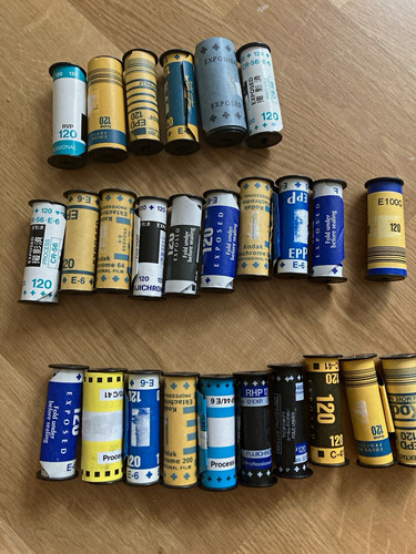 Konvolut 26x 120er - , filmspulen
