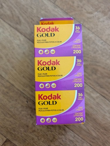 Kodak gold 200 35mm 3er - gold,